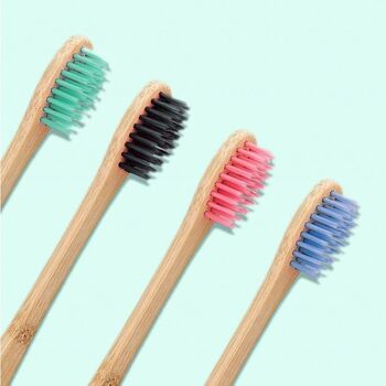 Bambusový zubná kefka ( Bamboo Toothbrush) 4 ks